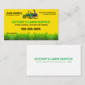 Geel Visitekaartje voor wasdroger op nul draaien (Voorkant / Achterkant)