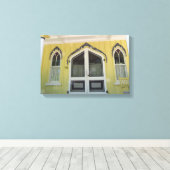 Geel vlammenbrood - Martha's wijntuin Canvas Afdruk (Insitu (Houten vloer))