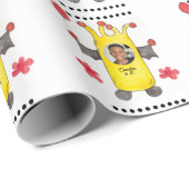 Geel Vleermuis Monster Verjaardagscadeau Inpakpapi Cadeaupapier (Rol Hoek)