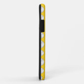 Geel volleybalpatroon Case-Mate iPhone case (Achterkant/rechts)