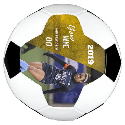 Geel voor aangepast Voetbal Slice (Gedraaid)