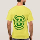 Geel voor- en achterste Logo T-shirt (Achterkant)