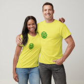 Geel voor- en achterste Logo T-shirt (Unisex)