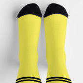 Geel voor PERSONALIZED Message Socks Sokken (Top)