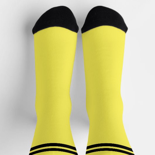 Geel voor PERSONALIZED Message Socks Sokken (Top)