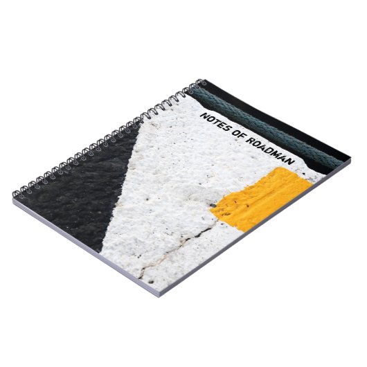 GEEL VORM Nota's van het Notitieboek van Roadman (Linkerzijde)