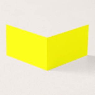 Geel vouwen Visitekaartje