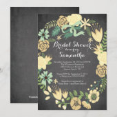  geel Vrijgezellenfeest met schuimsteen Kaart (Voorkant / Achterkant)