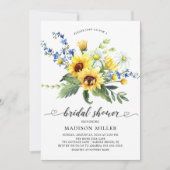 Geel Vrijgezellenfeest zonnebloem Kaart (Voorkant)