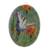 Geel vrouw oostelijke tijgermoerstaart dartbord (Voorkant Links)
