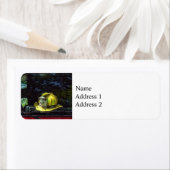 Geel Vuur Kapitein's Helm Etiket (Insitu)