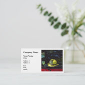 Geel Vuur Kapitein's Helm Visitekaartje (Staand voorkant)