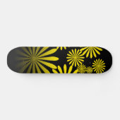 Geel vuurwerk skateboard (Horizontaal)