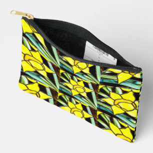 Geel Waardevol Bloemen Patroon Etui