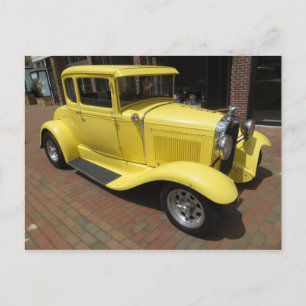 Geel warm staafje briefkaart