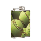 Geel wasbehangpapier heupfles (Rechts)