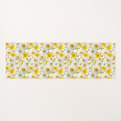 Geel watercolor wilde bloem patronen yogamat (Voorkant (horizontaal))
