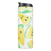 Geel watermeloenpatroon thermosbeker (Geroteerd rechts)