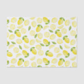 Geel Waterverf Lemon-papier Tissuepapier (Voorkant)