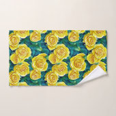 Geel Waterverf Roos Bad Handdoek (Handdoek)