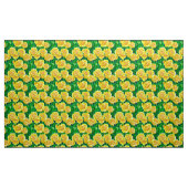 Geel Waterverf Roos Stof (Yard (91,4 cm))