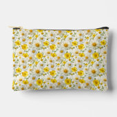 Geel waterverf wildbloempatroon etui (Voorkant)
