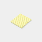 Geel Wavy Stripe Minimalistische Moderne Stationer Post-it® Notes (Schuin)
