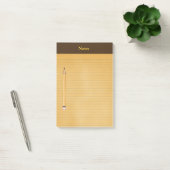 "Geel Wettelijk Stootkussen" met het Post-it® Post-it® Notes (Kantoor)