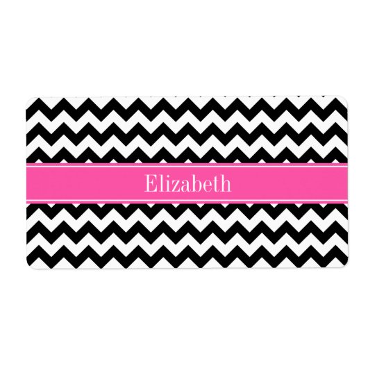  Geel Wharek Damask #3 Gele Naam Monogram Etiket (Voorkant)