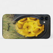 Geel wiel - Gepersonaliseerde naam Case-Mate iPhone Case (Achterkant (horizontaal))
