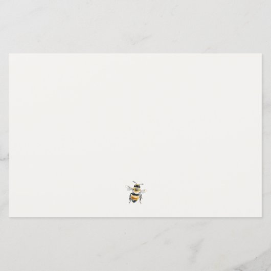 Geel Wildflower advies Mama aan bijen Baby shower (Achterkant)