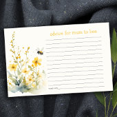 Geel Wildflower advies Mama aan bijen Baby shower