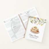 Geel Wildflower Bloemen Bakken Recept Boek (Binnen)