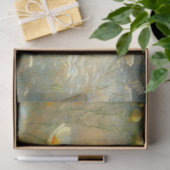 Geel Wildflower Impressionistische Schilderij Deco Tissuepapier (Geschenk)