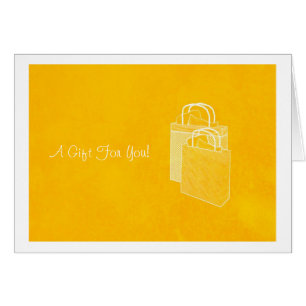 Geel winkelen Spreekt geld uit