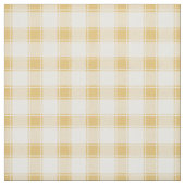 Geel & Wit Buffalo Plaid Stof (Swatch)