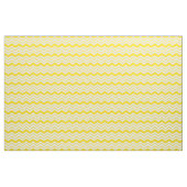 Geel Wit Chevron Zigzag Patroon Ontwerp  Stof (Yard (91,4 cm))