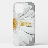 Geel Wit Gerbera Daisy Case-Mate iPhone Case (Achterkant)