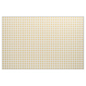 Geel & Wit Geruit Katoen Stof (Yard (91,4 cm))