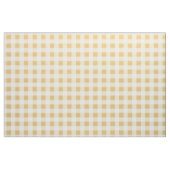 Geel & Wit Geruit Katoen Stof (Fat Quarter)