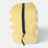 Geel & Wit Gestreepte Strand Vibes Monogrammed Toilettasje (Rechts)