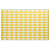 Geel Wit Harlequin Diamonds Checkers Ontwerp Stof (Yard (91,4 cm))