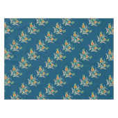 geel wit Hongaars floreel Tafelkleed (Voorkant (Horizontaal))