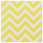 Geel Wit LG Chevron ZigZag Patroon 12I Stof (Close Up)
