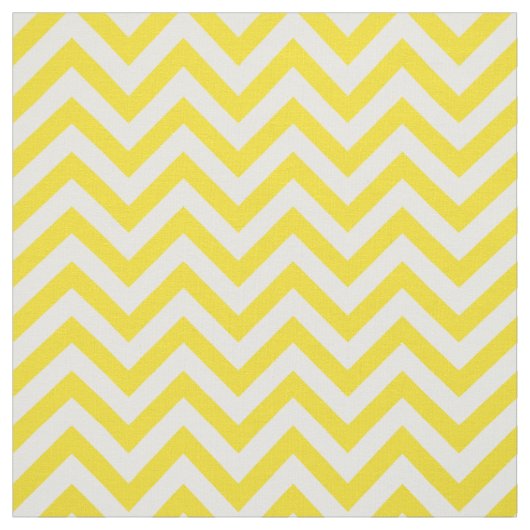 Geel Wit LG Chevron ZigZag Patroon 12I Stof (Swatch)