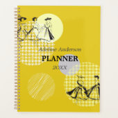  geel wit parijs Mode model ontwerp Planner (Voorkant)