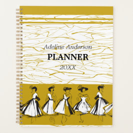 geel wit parijs Mode model ontwerp Planner