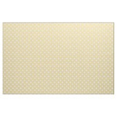 Geel wit polka dots patroon stof (Yard (91,4 cm))