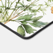 Geel Wit Waterverf Wildflower kantoor cadeau Bureaumat (Hoek)