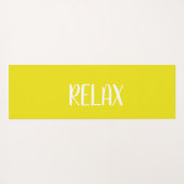 Geel wit yogamat (Achterkant (horizontaal))